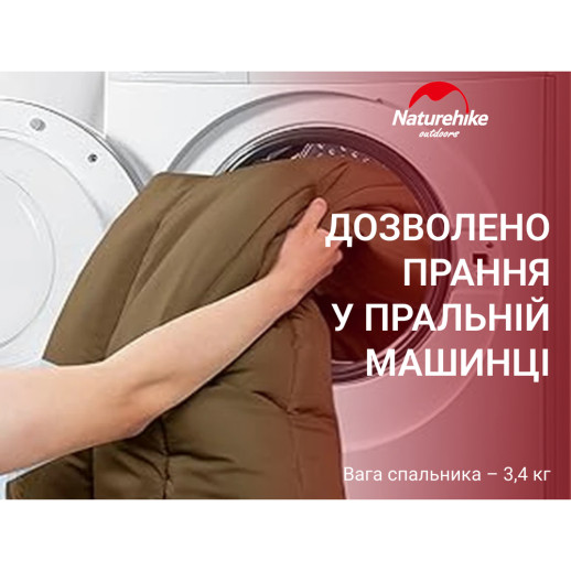 Спальный мешок 3 в 1 Naturehike CR450 CNH22SD011, коричневый