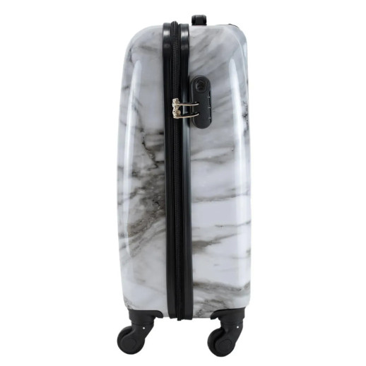 Чемодан Semi Line 20" (S) White Marble (T5731-1)