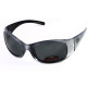 Очки BluWater Biscayene Silver Polarized (gray) черные