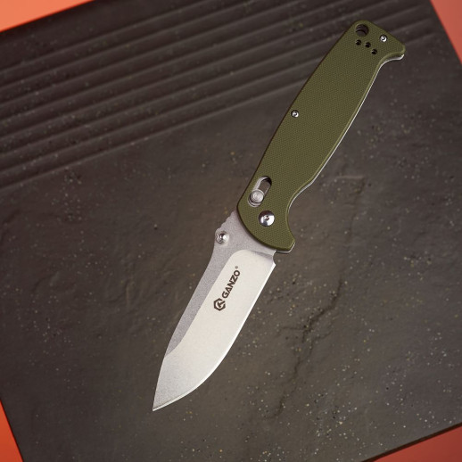 Нож Ganzo G7412-WS, зеленый