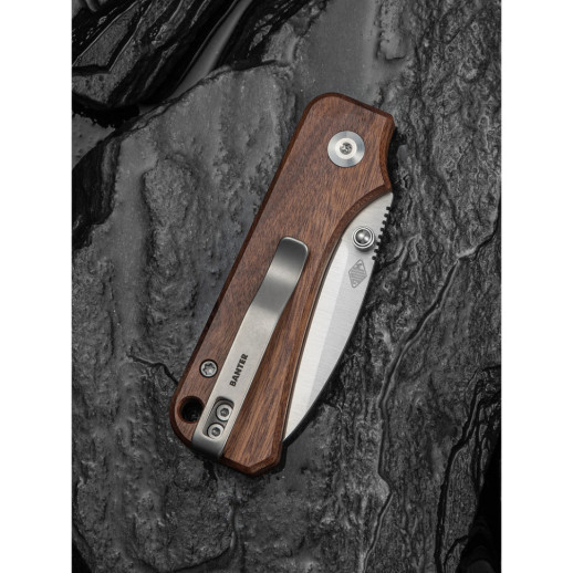 Нож складной карманный Civivi Baby Banter Slip Joint (6 см) Nitro-V / Wood натуральный