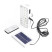 Фонарь лампа Luxury 9817, 24SMD, солнечная батарея, пульт Д/У