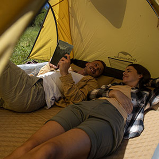 Палатка четырехместная Naturehike P-Series CNK2300ZP028, светлая серая