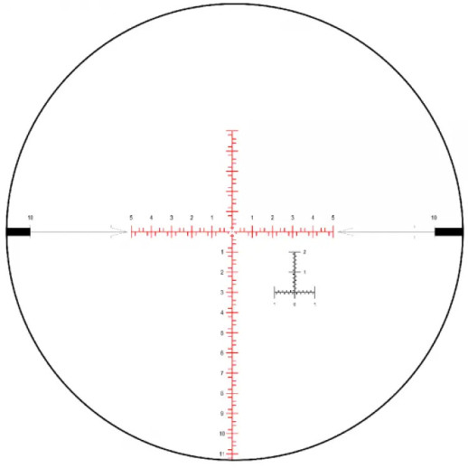 Прицел Nightforce NX8 2.5-20×50 F1 ZeroS Dig PTL. Сетка Mil-C с подсветкой