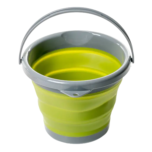 Ведро TRAMP складное силиконовое 10л UTRC-091, Олива