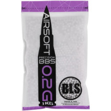 Страйкбольные шарики BLS Precision White 6 мм 0,2 г 1 кг