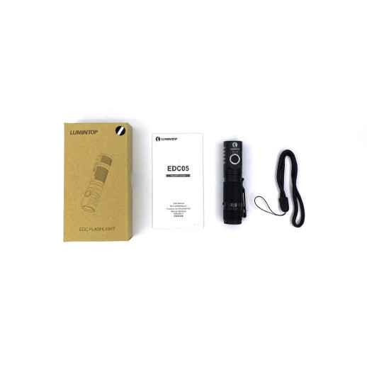 Фонарь Lumintop EDC05 800LM 100M IPX8 Black (Открытая упаковка)