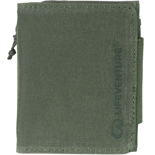 Кошелек RFID Lifeventure Tri-Fold Wallet, Olive
