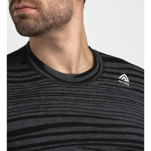Термокофта муж. Aclima WarmWool 200 Crew Neck M's Black Motion S