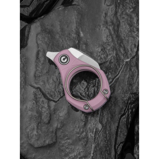 Нож складной карманный Civivi Pyrus (1.6 см) 14C28N / G10 розовый