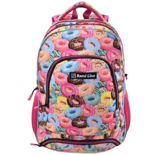 Рюкзак детский Semi Line 19 Rose Donats Print (J4674-4)