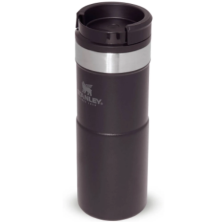 Термочашка Stanley Classic Never Leak - черная - 0.35 л.