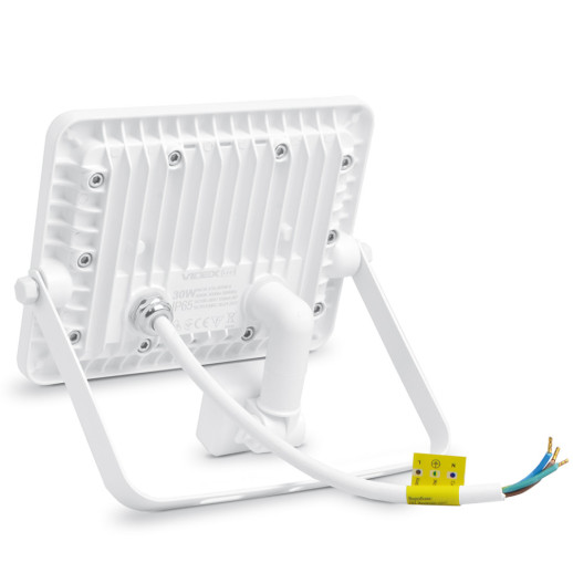 Прожектор VIDEX 30W 5000K с датчиком движения и освещения 220V White (VL-F2e-305W-S)