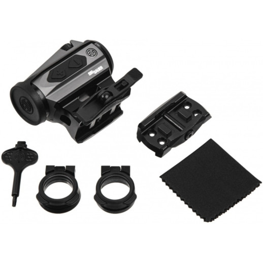 Прицел коллиматорный SIG OPTICS ROMEO4S 1x20mm, 2 MOA red dot ballistic circle dot, solar