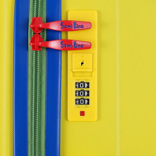 Чемодан Semi Line 20" (S) Yellow (T5801-1)