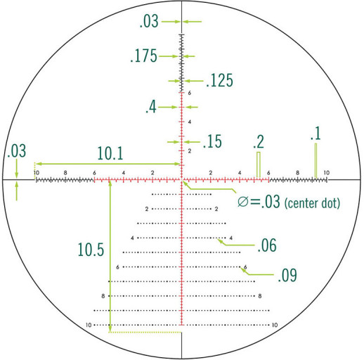 Прицел Vortex RAZOR HD GEN III, 6-36X56 FFP, EBR-7D, 0.1MRAD, 34мм