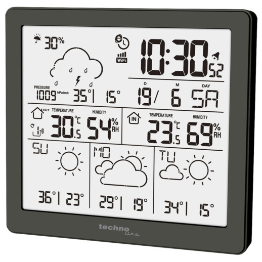Метеостанция Technoline DirektWetter WD2200 Graphite (WD2200)