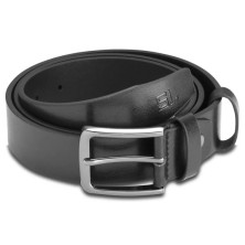 Ремень мужской кожаный Semi Line Black (P8230-0 L)