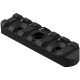 Планка ROME M-LOK Picatinny 6 slots с адаптером под QD (Алюминий/Сталь) black