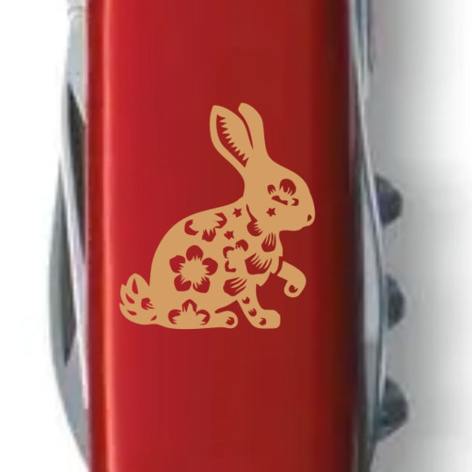 Складной нож Victorinox SPARTAN ZODIAC Бенгальский Кролик бронз. 1.3603_Z2065u