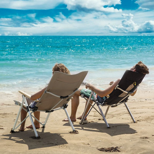 Кресло складное Naturehike NH17T003-Y, алюминий, черный