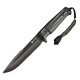Нож Kizlyar Supreme Delta черный, сталь AUS8, черные ножны
