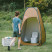 Душевая палатка раскладная Naturehike NH17Z002-P, коричневая (6927595776100)