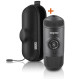 Портативная эспрессо-кофеварка Wacaco Nanopresso серая с чехлом, механическая, для молотого кофе