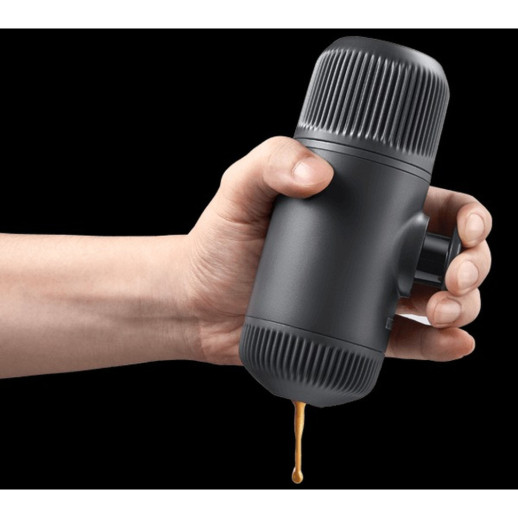 Портативная эспрессо-кофеварка Wacaco Nanopresso Grey с чехлом