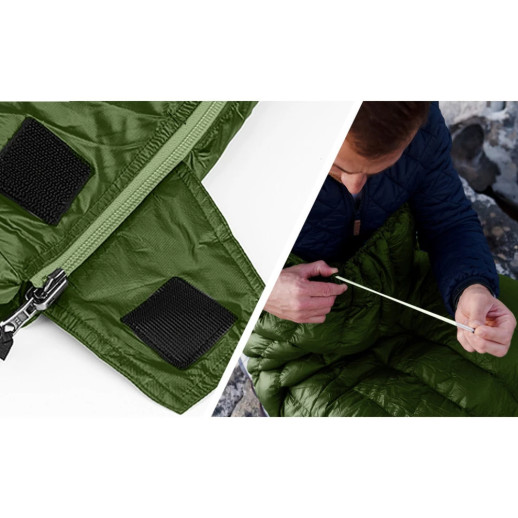 Спальный мешок с натуральным пухом Naturehike CWM295 CNK2300SD013, зеленый