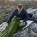 Спальный мешок с натуральным пухом Naturehike CWM295 CNK2300SD013, зеленый