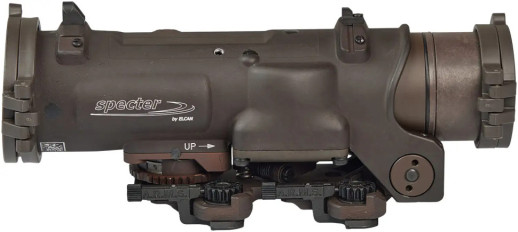 Прицел ELCAN Specter DR 4x/1x DFOV14-L2 (для калибра 7,62), A.R.M.S. Adj. Flip Cover&ARD