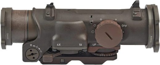 Прицел ELCAN Specter DR 4x/1x DFOV14-L2 (для калибра 7,62), A.R.M.S. Adj. Flip Cover&ARD