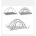 Палатка двухместная Naturehike CNK2450WS030, оранжевая