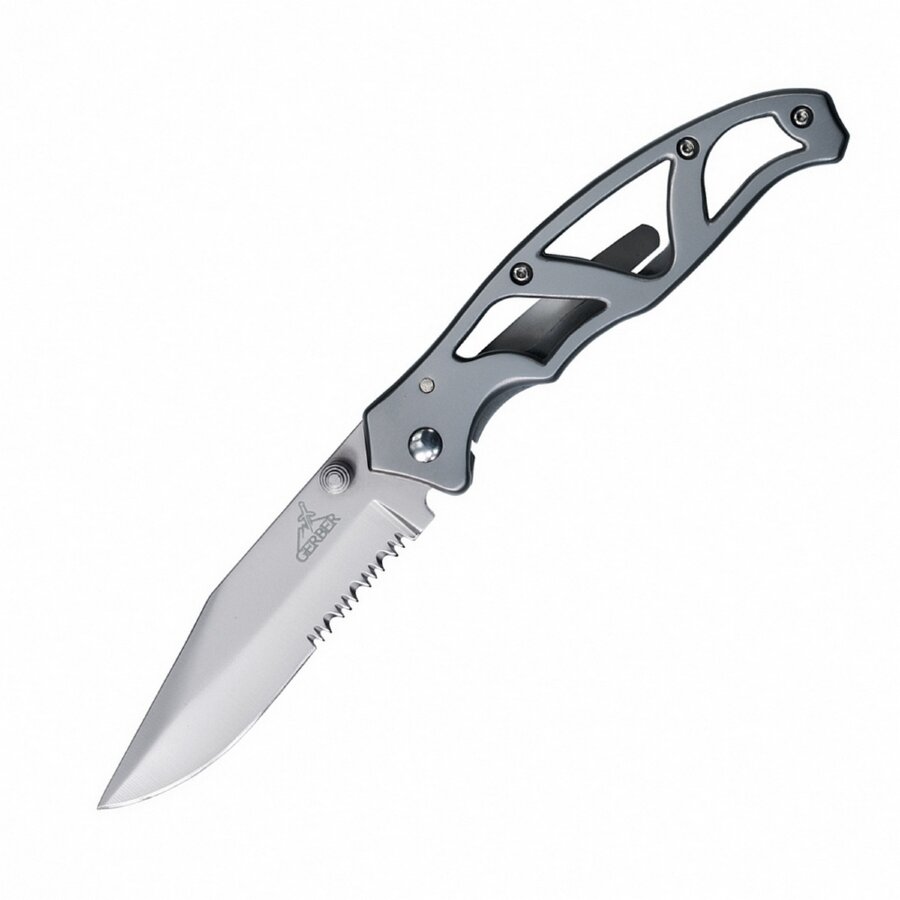 Нож Gerber Paraframe II - Stainless, серрейтор (22-48447), вскрытая упаковка