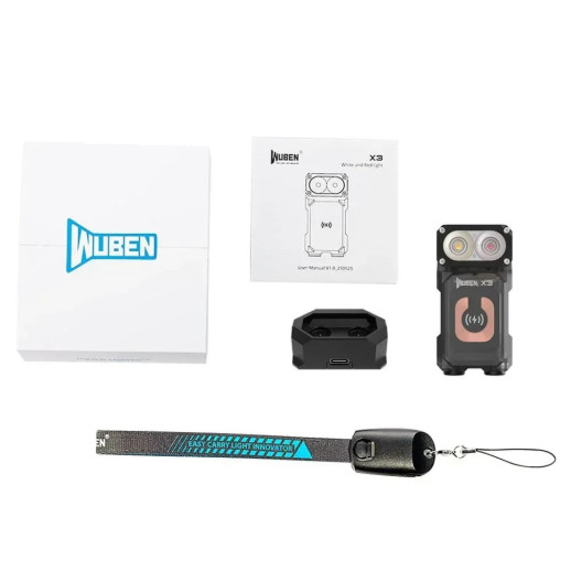 Фонарь Wuben X3, черный