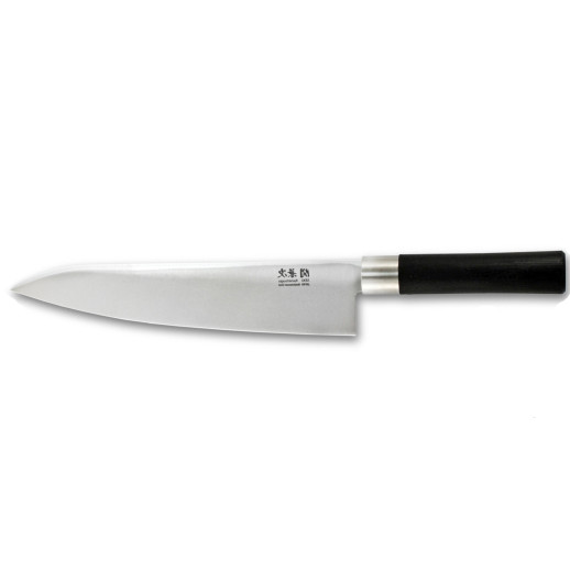 Нож кухонный Kanetsugu Japanese Hocho Chef's Knife 240mm Black plastic handle (4006)