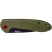 Нож CJRB Feldspar Black Blade, AR-RPM9 Steel, зеленый