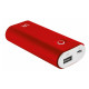 Портативная батарея Trust Urban Revolt Cinco PowerBank 5200, красная