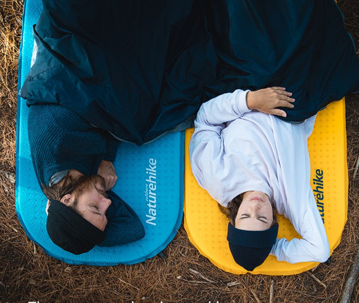 Коврик самонадувающийся Naturehike C034 NH19Q034-D, 30 мм, размер L, желтый