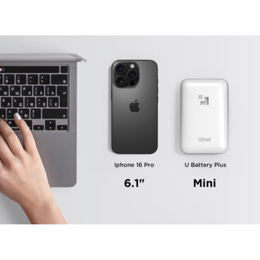 УМБ Litheli Power Bank 10000 mAh, 45 W, 2А, Fast Charge (U20BY10-0U000)