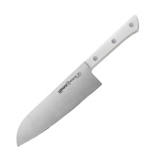 Нож кухонный Samura Harakiri Сантоку, 175 мм, White SHR-0095W