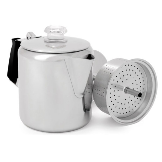Кофеварка GSI Outdoors Glacier Stainless 6 Cup Perc