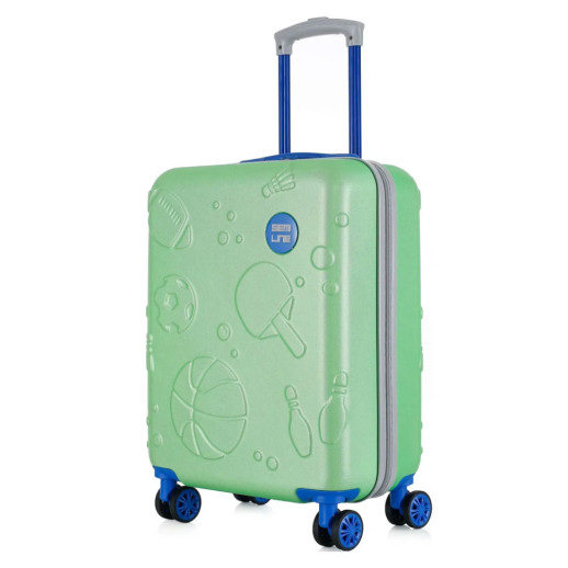 Чемодан детский Semi Line 20" (S) Green/Blue (T5890-2)