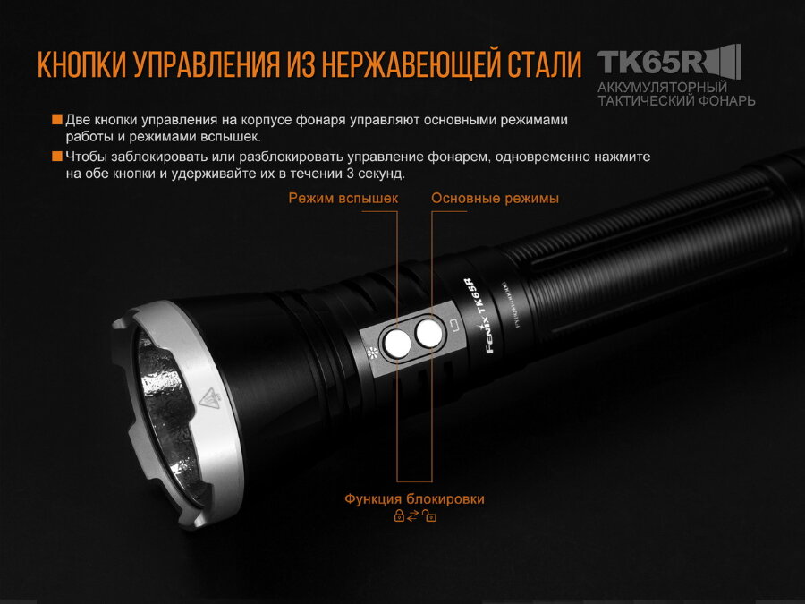 Фонарь Fenix TK65 Cree XHP70 34807