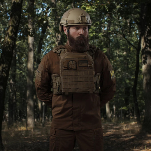 Кевларовый шлем Ukrarmor FAST Team Wendy. Уровень защиты NIJ IIIA Койот